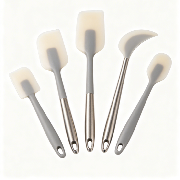 Elena Kennedy Heat Resistant Silicone Spatula Set